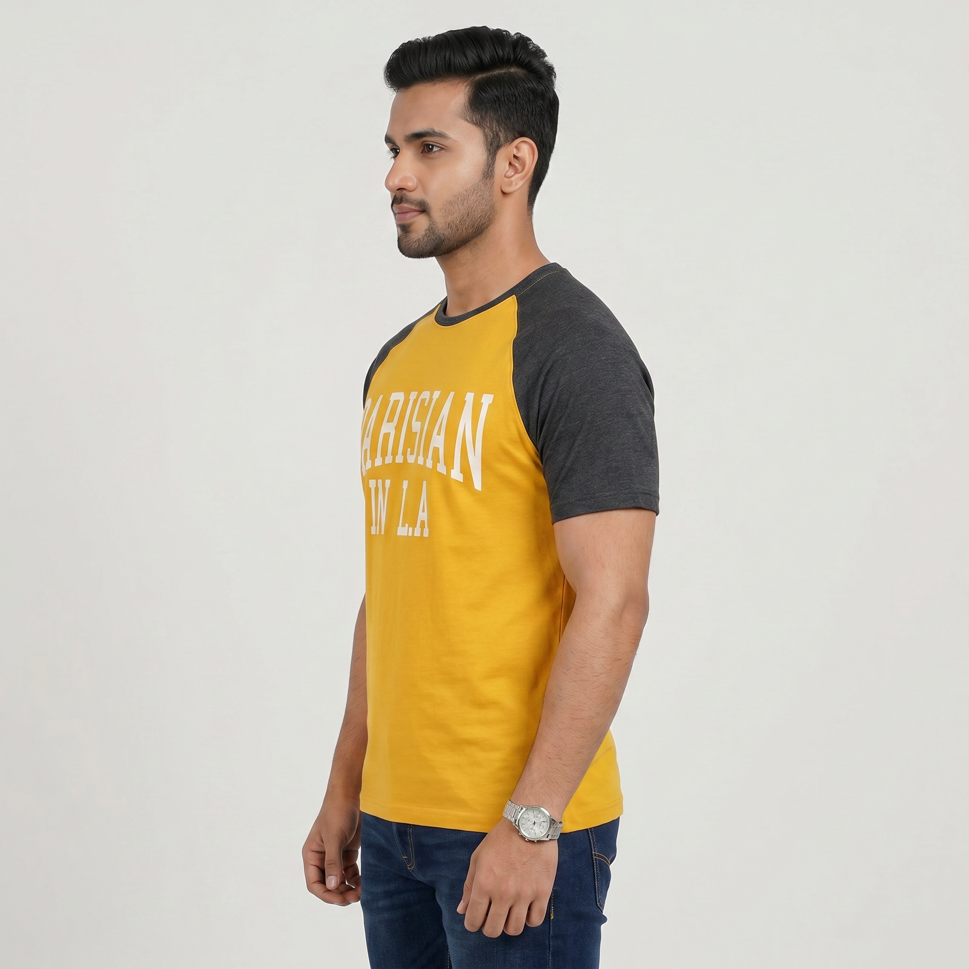 Cotton Crew Neck Graphitee
