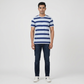 Striped Crew Neck Graphitee