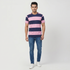 Striped Crew Neck Graphitee