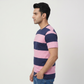 Striped Crew Neck Graphitee
