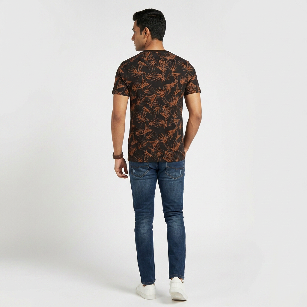 Cotton Crew Neck Graphitee