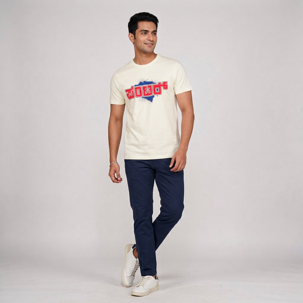 Cotton Crew Neck Graphitee