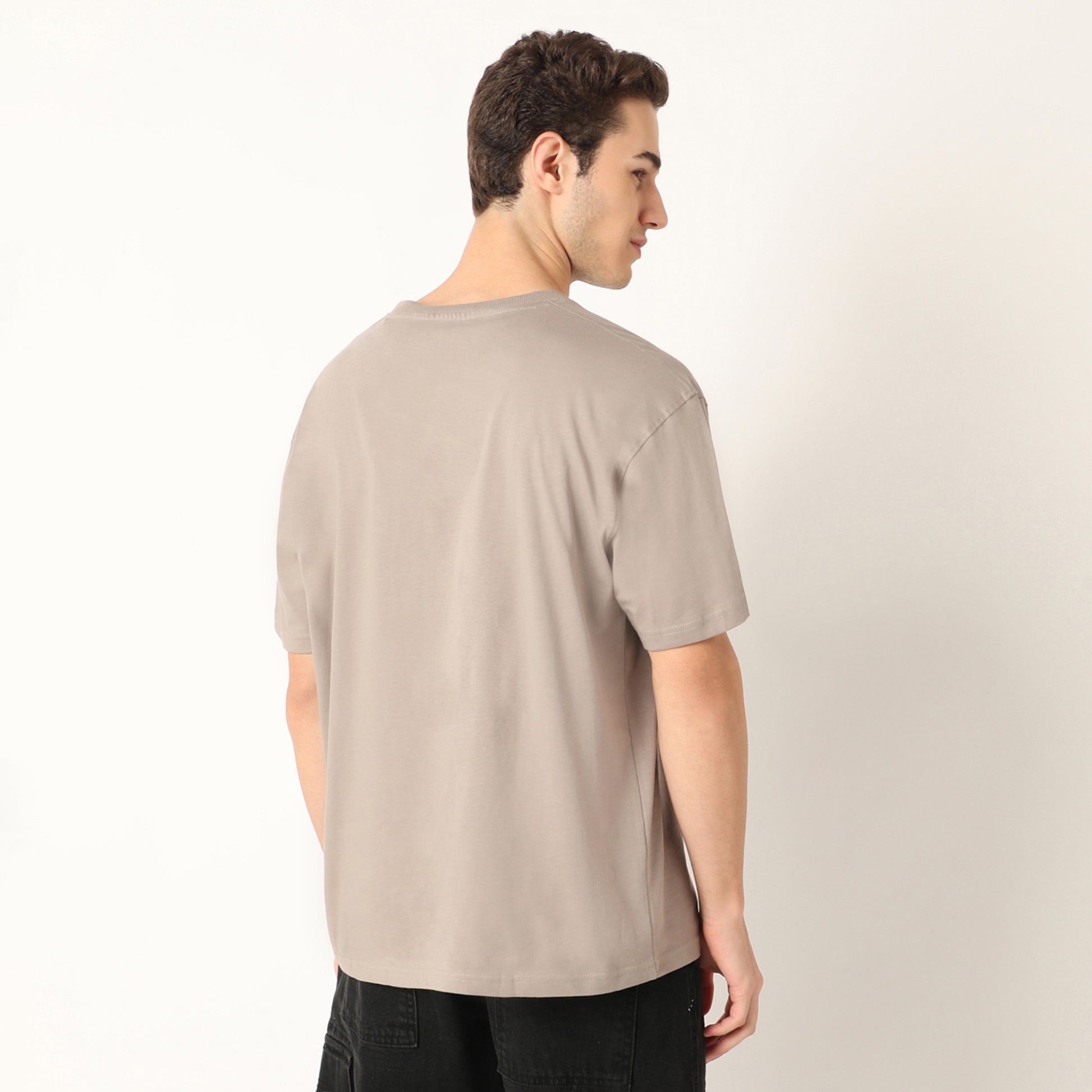 Oversized Slogan Modern Street Graphic T-Shirt