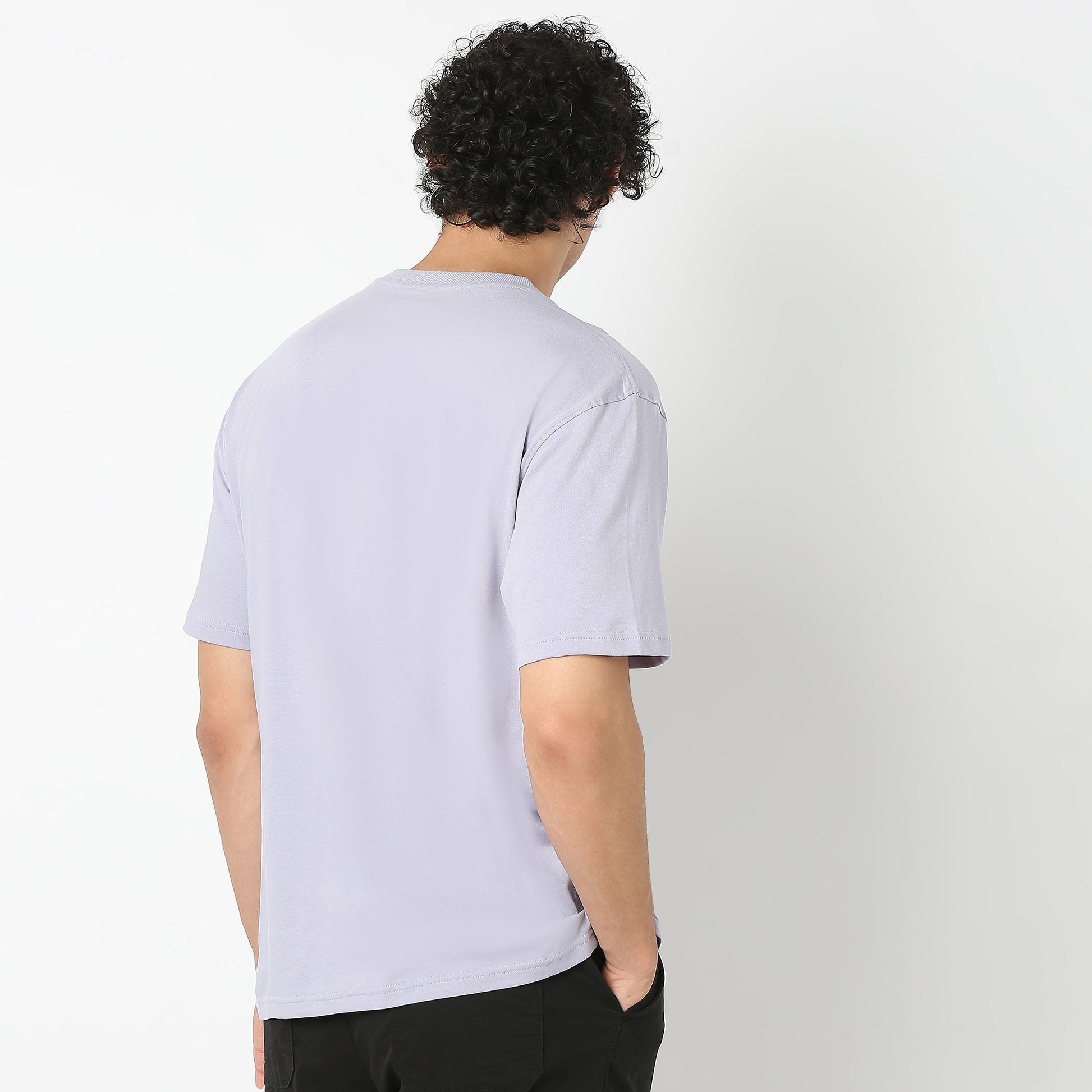 Graphic Crew Neck Oversize Slogan Over Size T-Shirt