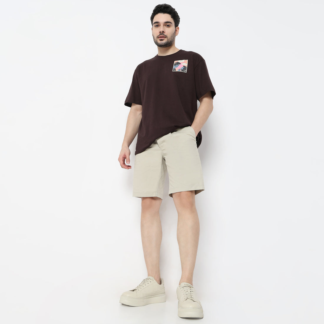 Oversize Graphic Crew Neck T-Shirt