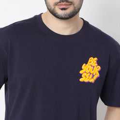 Oversize Graphic Crew Neck T-Shirt