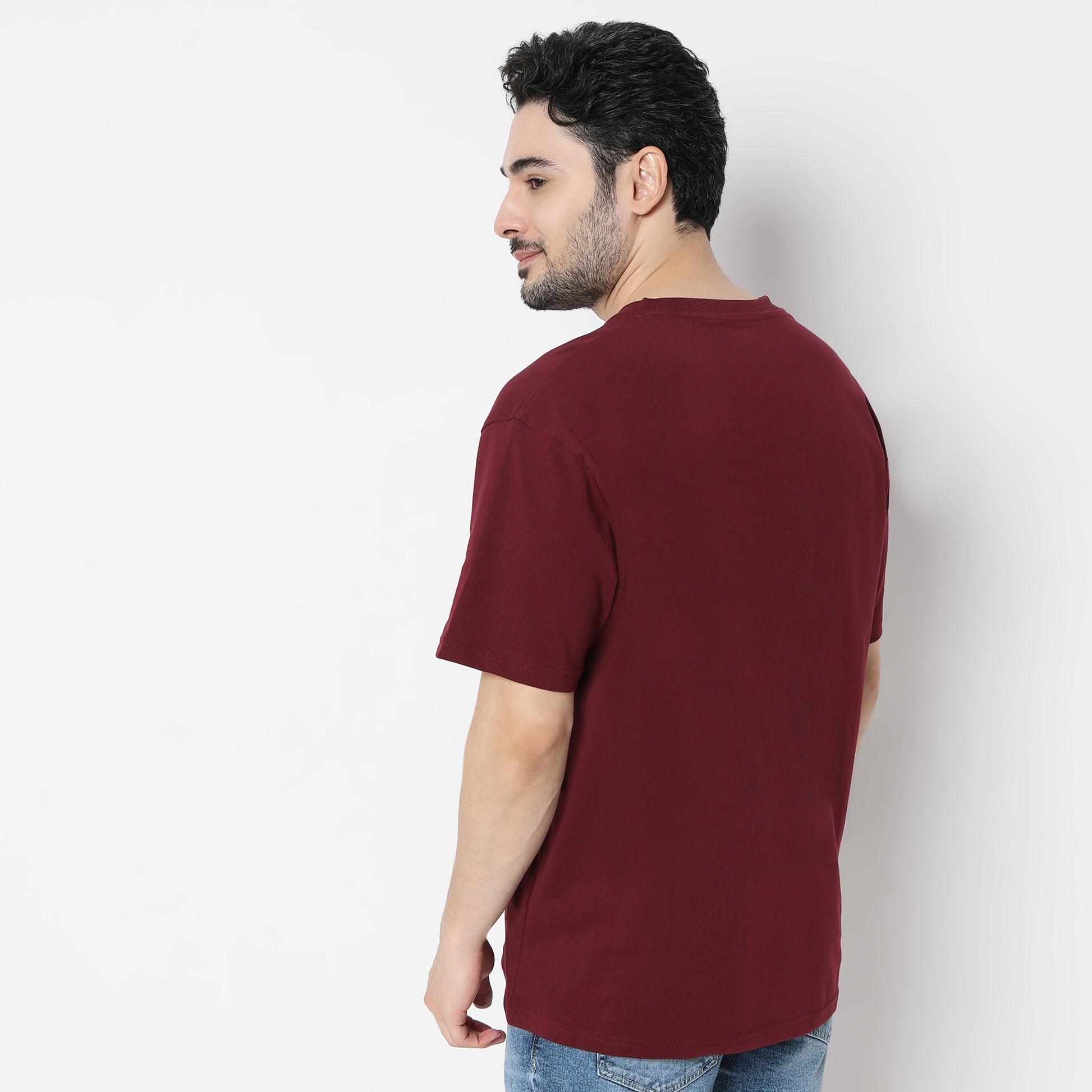 Oversize Graphic Crew Neck T-Shirt