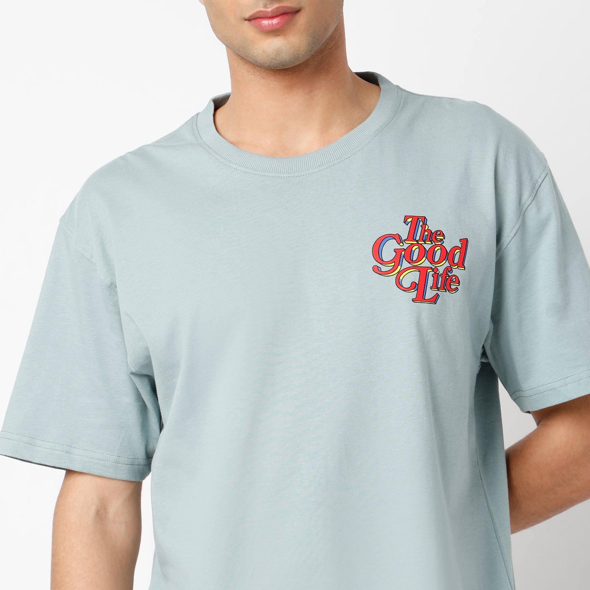 Oversize Graphic Regular Length T-Shirt