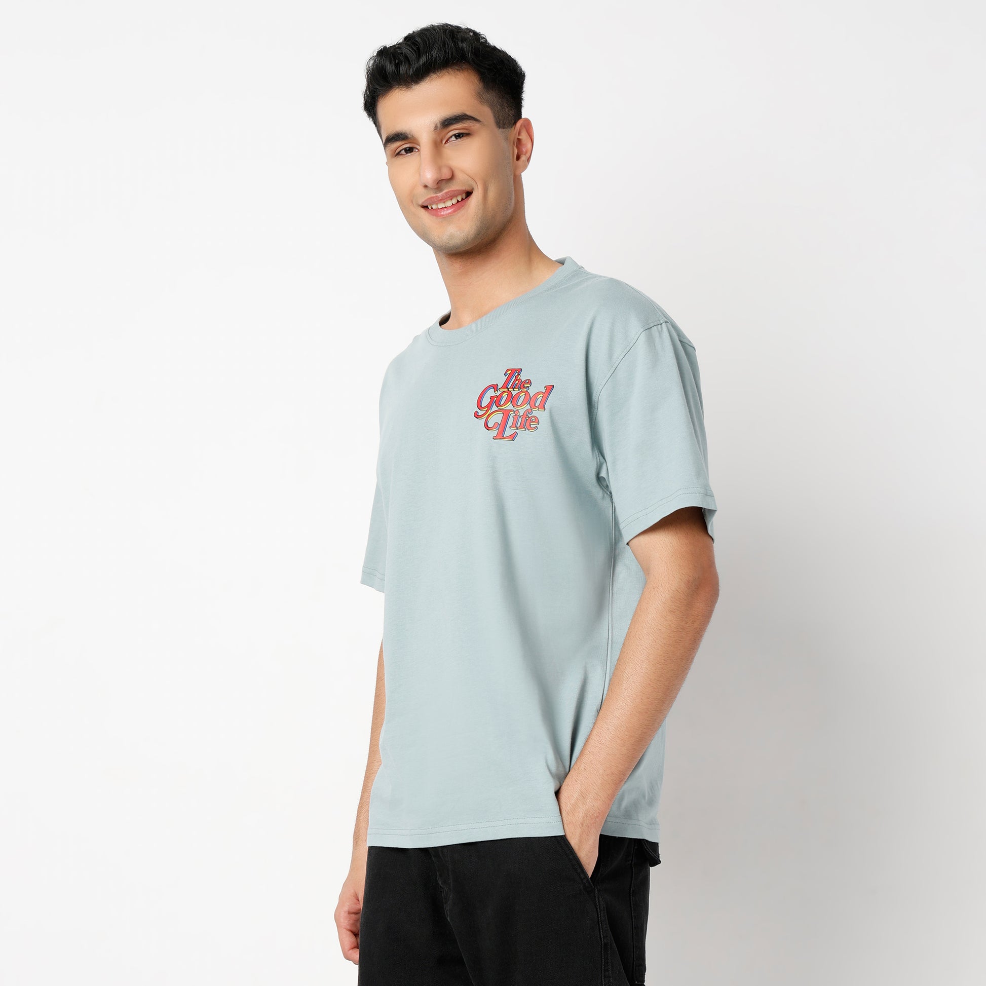 Oversize Graphic Regular Length T-Shirt