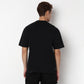 Knitted Graphic Crew Neck Slogan Oversize T-Shirt