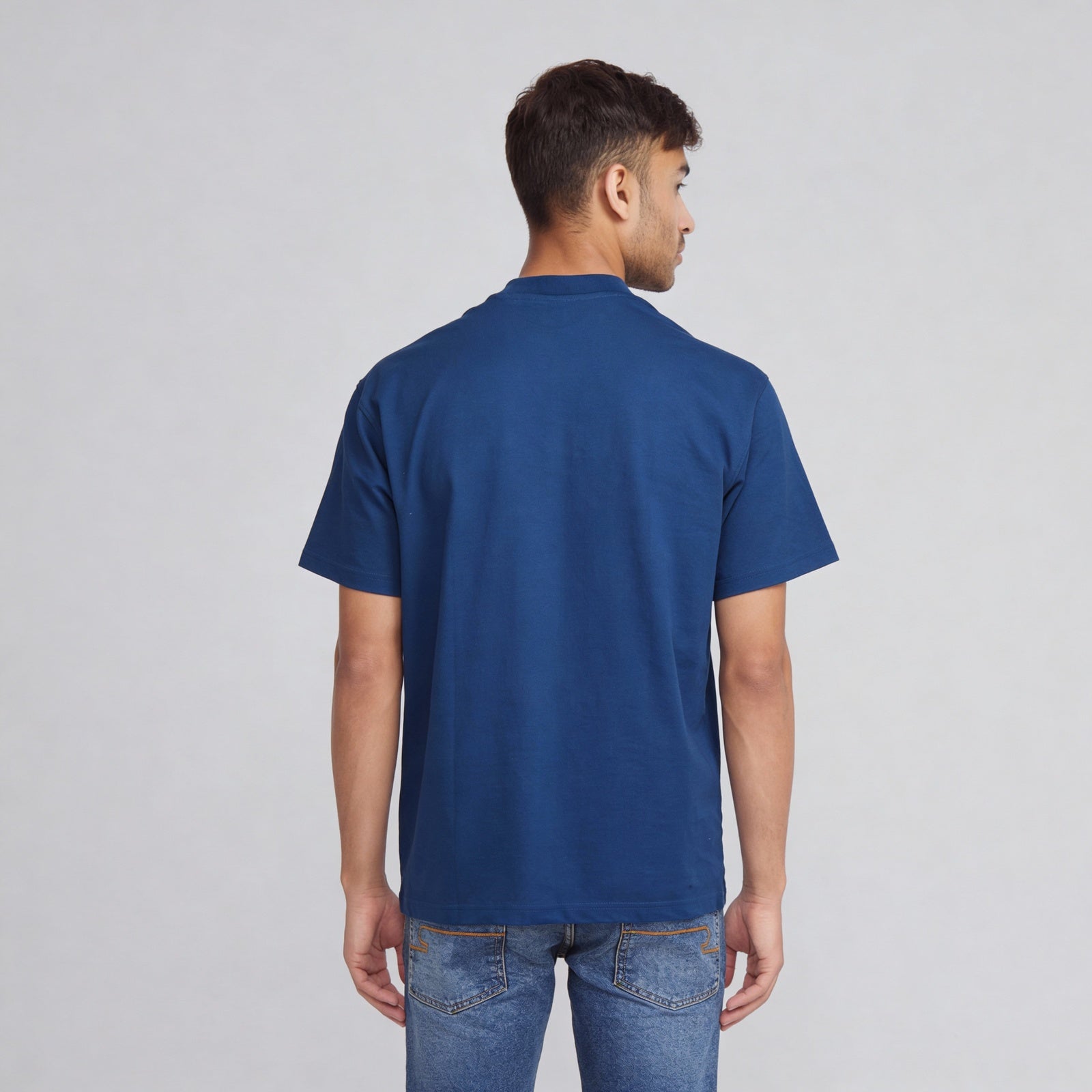 Oversize Cotton Graphic Slogan T-Shirt