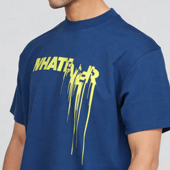 Oversize Cotton Graphic Slogan T-Shirt