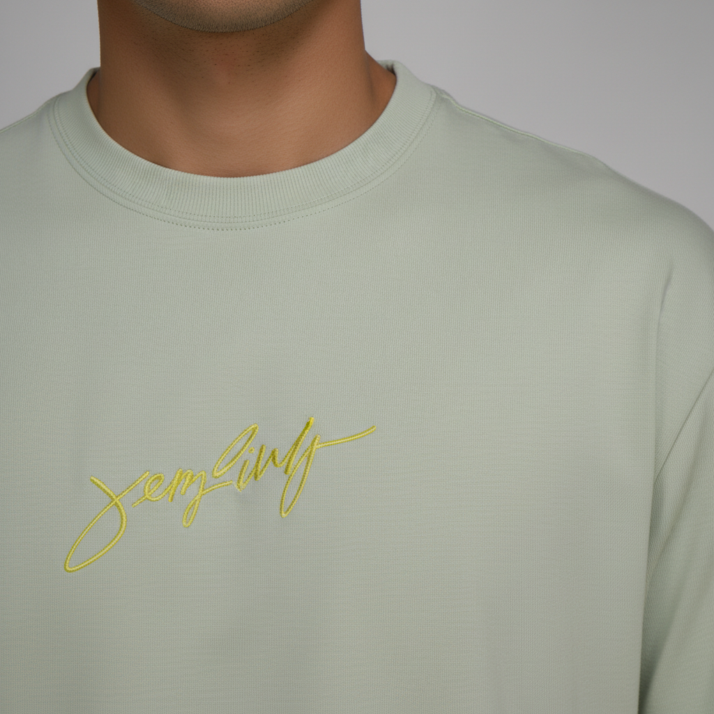 Cotton Oversize Graphic Slogan T-Shirt