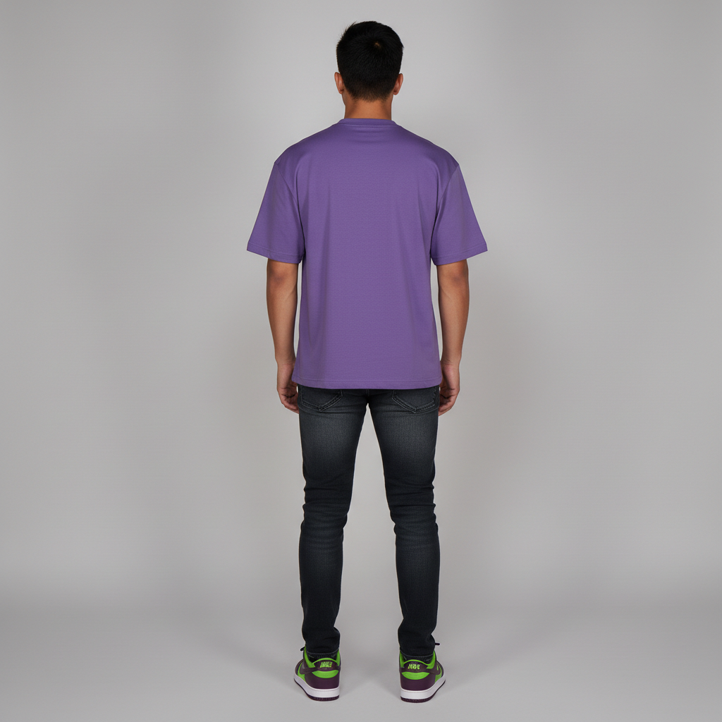 Cotton Oversize Graphic Slogan T-Shirt
