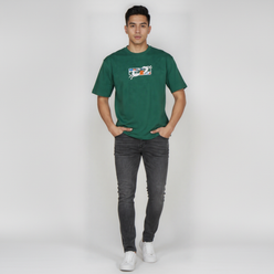 Cotton Oversize Graphic Slogan T-Shirt