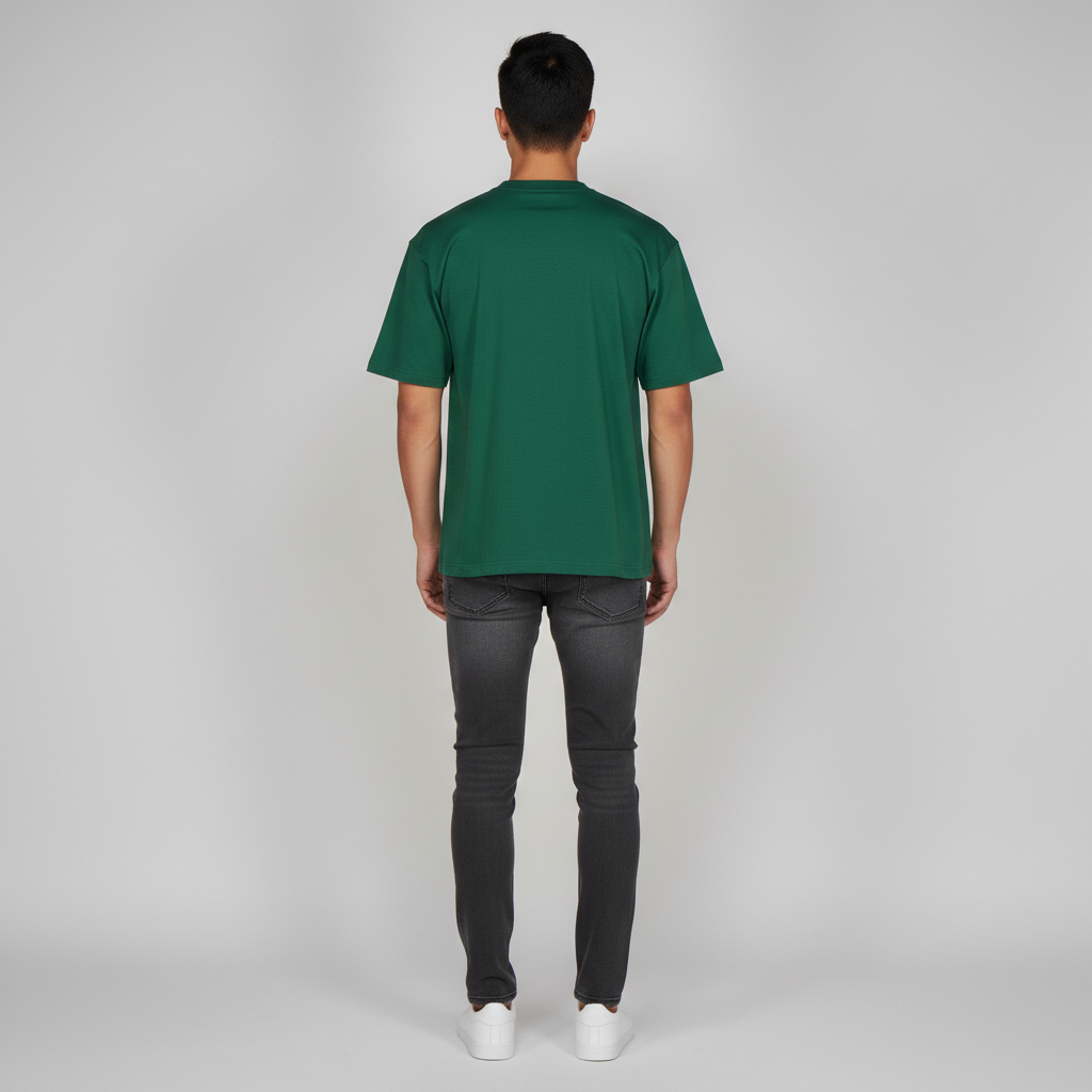 Cotton Oversize Graphic Slogan T-Shirt