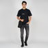 Cotton Oversize Graphic Slogan T-Shirt