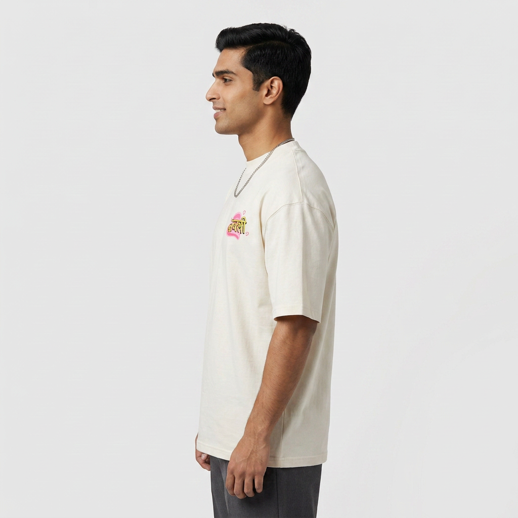 Cotton Graphic Slogan T-Shirt