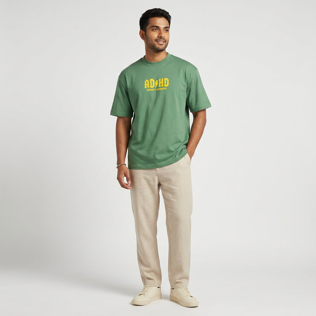 Cotton Graphic Slogan T-Shirt