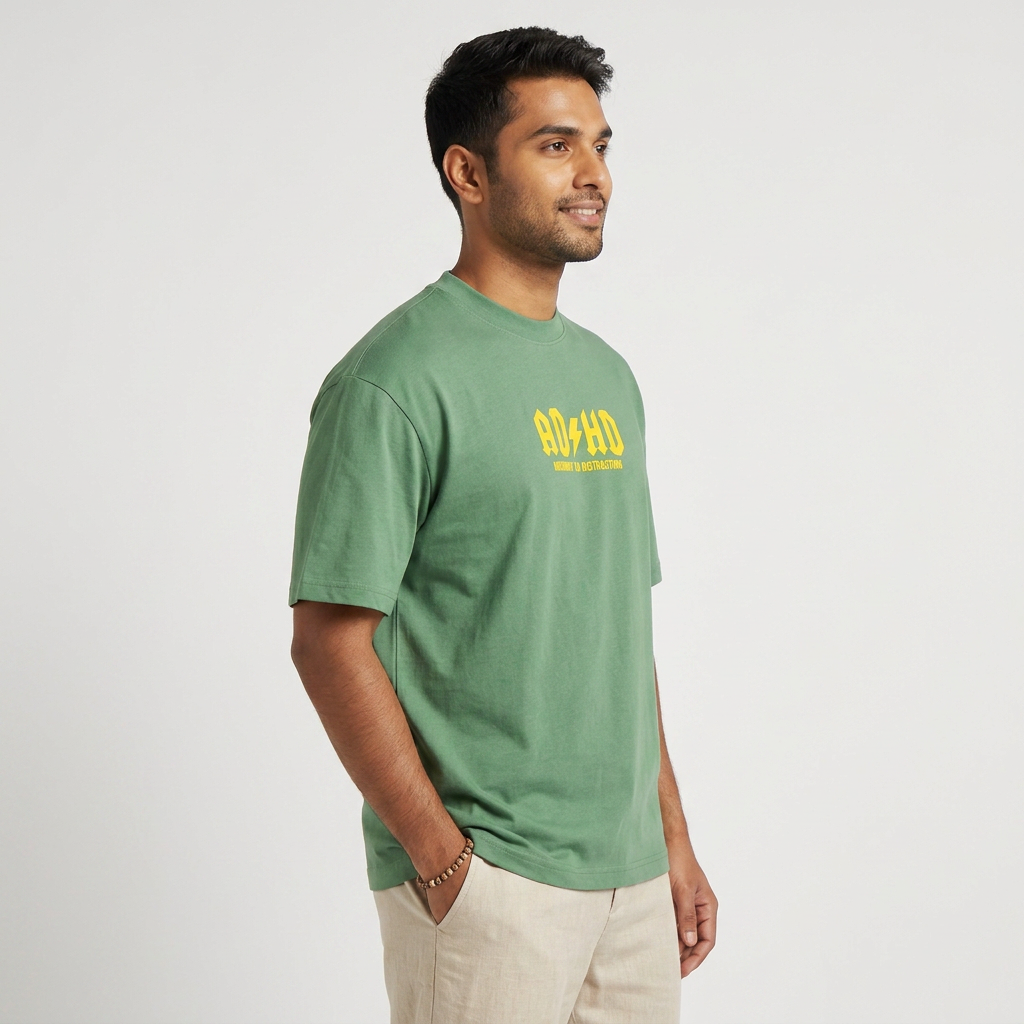 Cotton Graphic Slogan T-Shirt