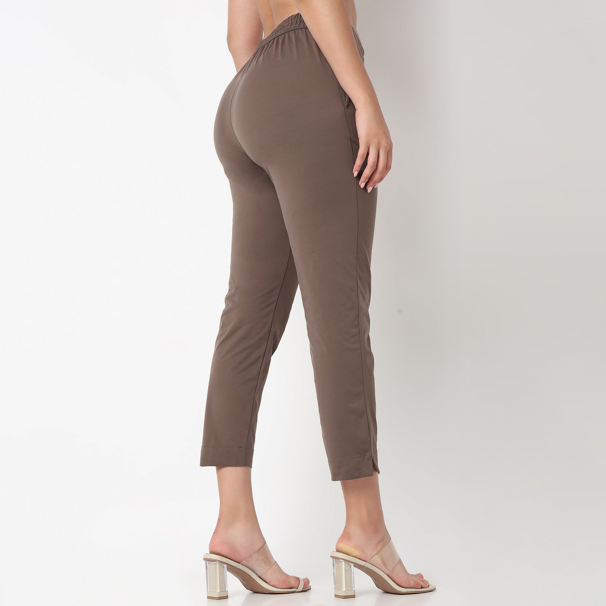 Slim Fit High Rise Pant