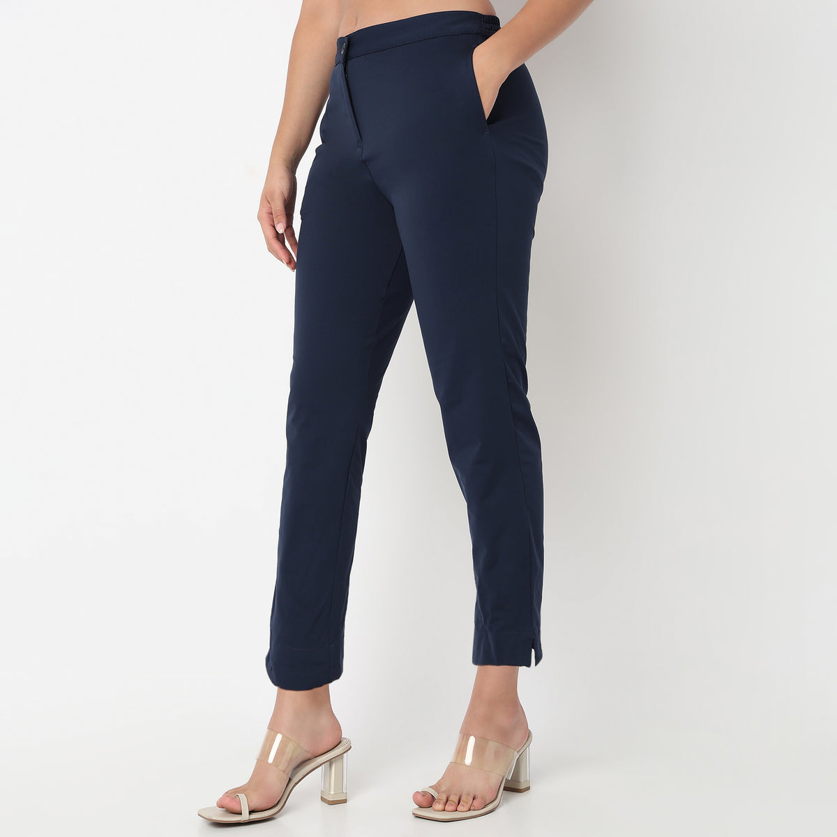 Slim Fit High Rise Pant