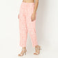 Straight Fit Printed Full Length Mid Rise Ethnic Pants
