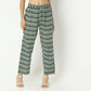 Straight Fit Printed Full Length Mid Rise Ethnic Pants