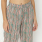 Straight Fit Printed Full Length Mid Rise Ethnic Pants