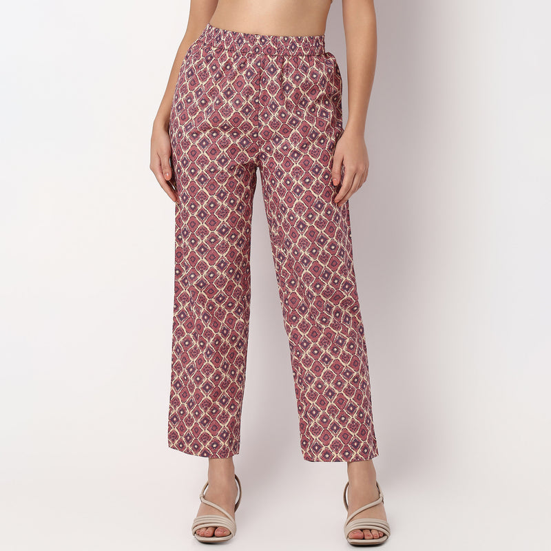 Ankle Length Straight Cord-It Pants
