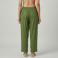 Straight Fit Mid Rise Easy Pants