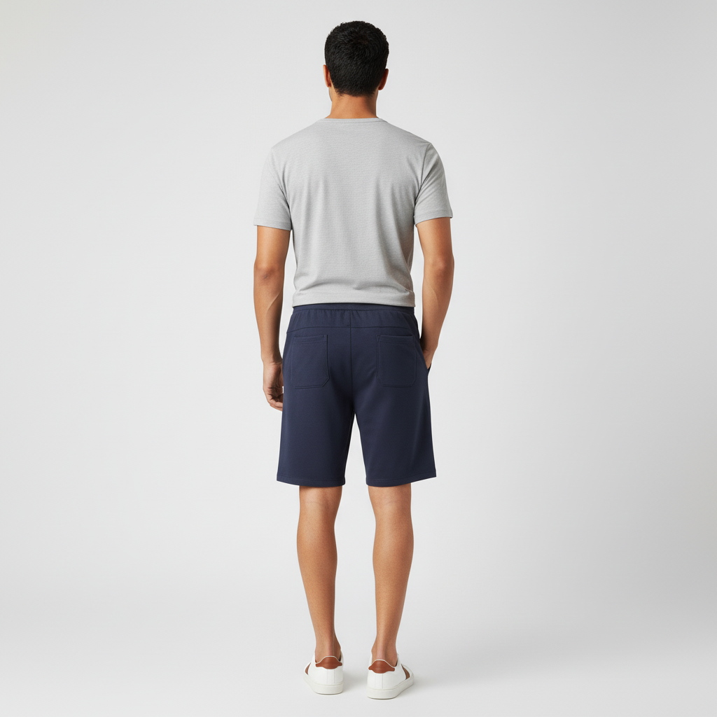 Knitted Solid Flexi Shorts