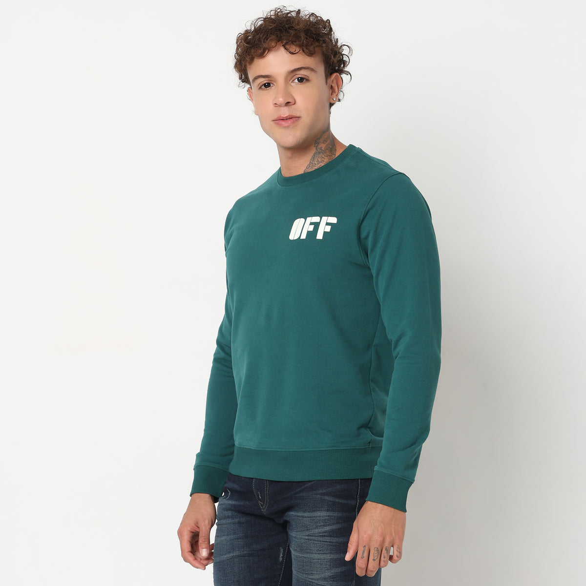 Regular Fit Graphic Sweatshirt