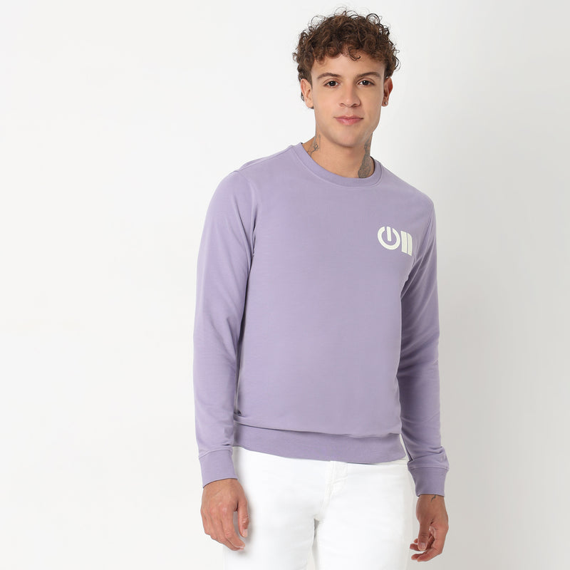 Regular Fit Graphic Sweatshirt