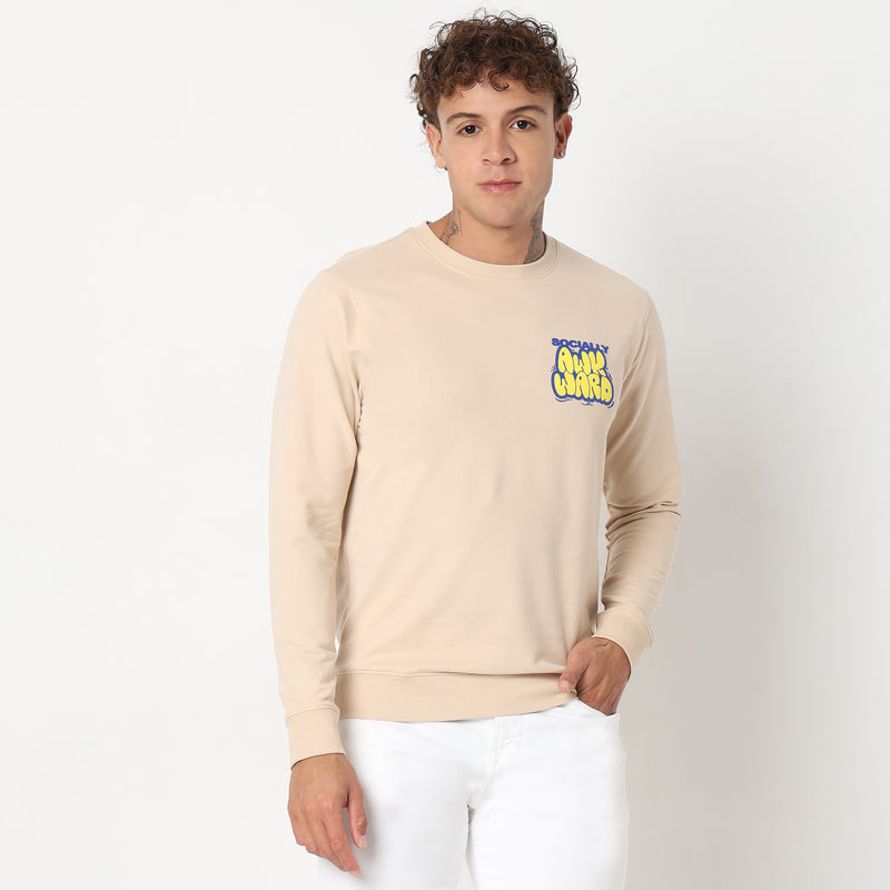 Regular Fit Graphic Sweatshirt