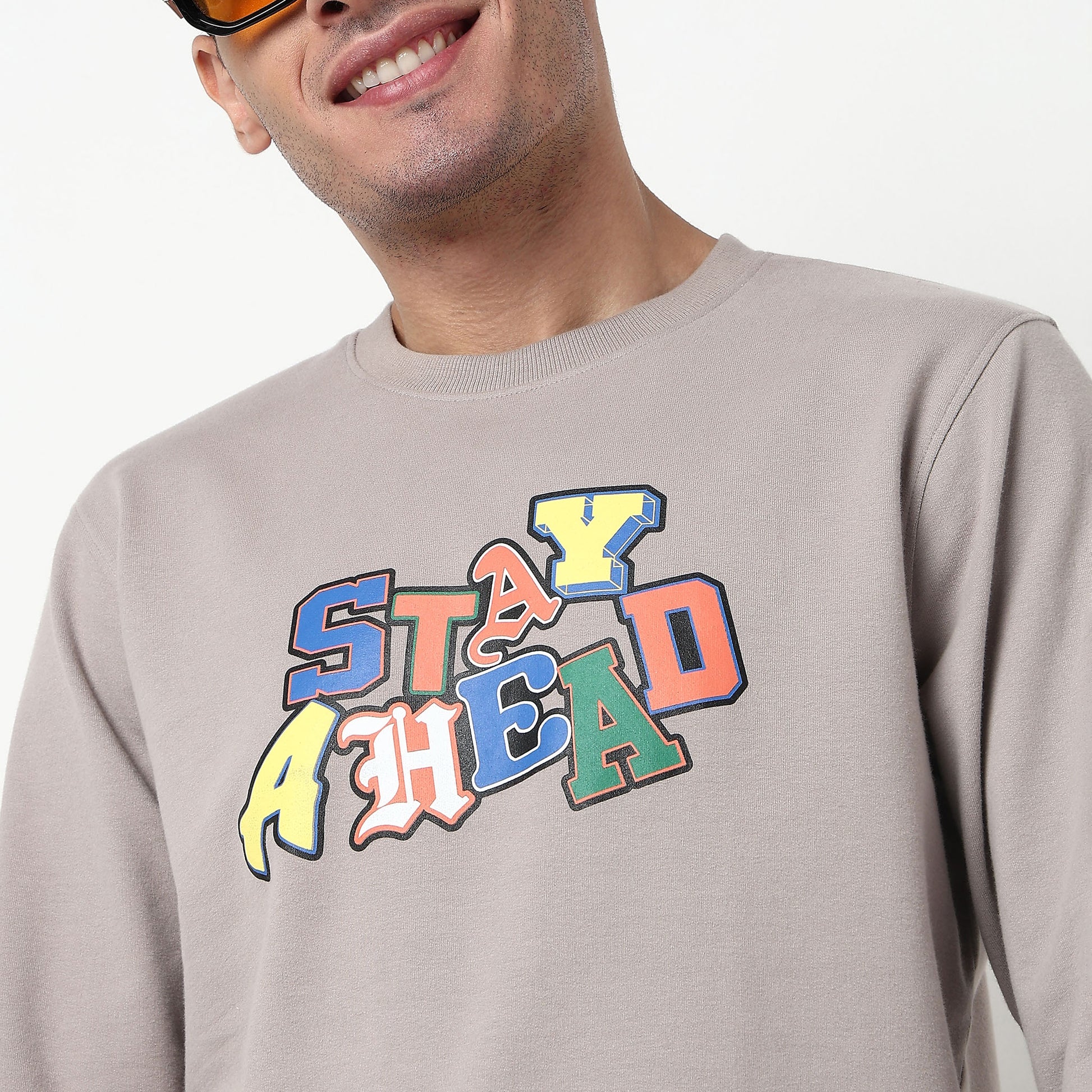 Graphic Cotton Spandex Sweat Tee