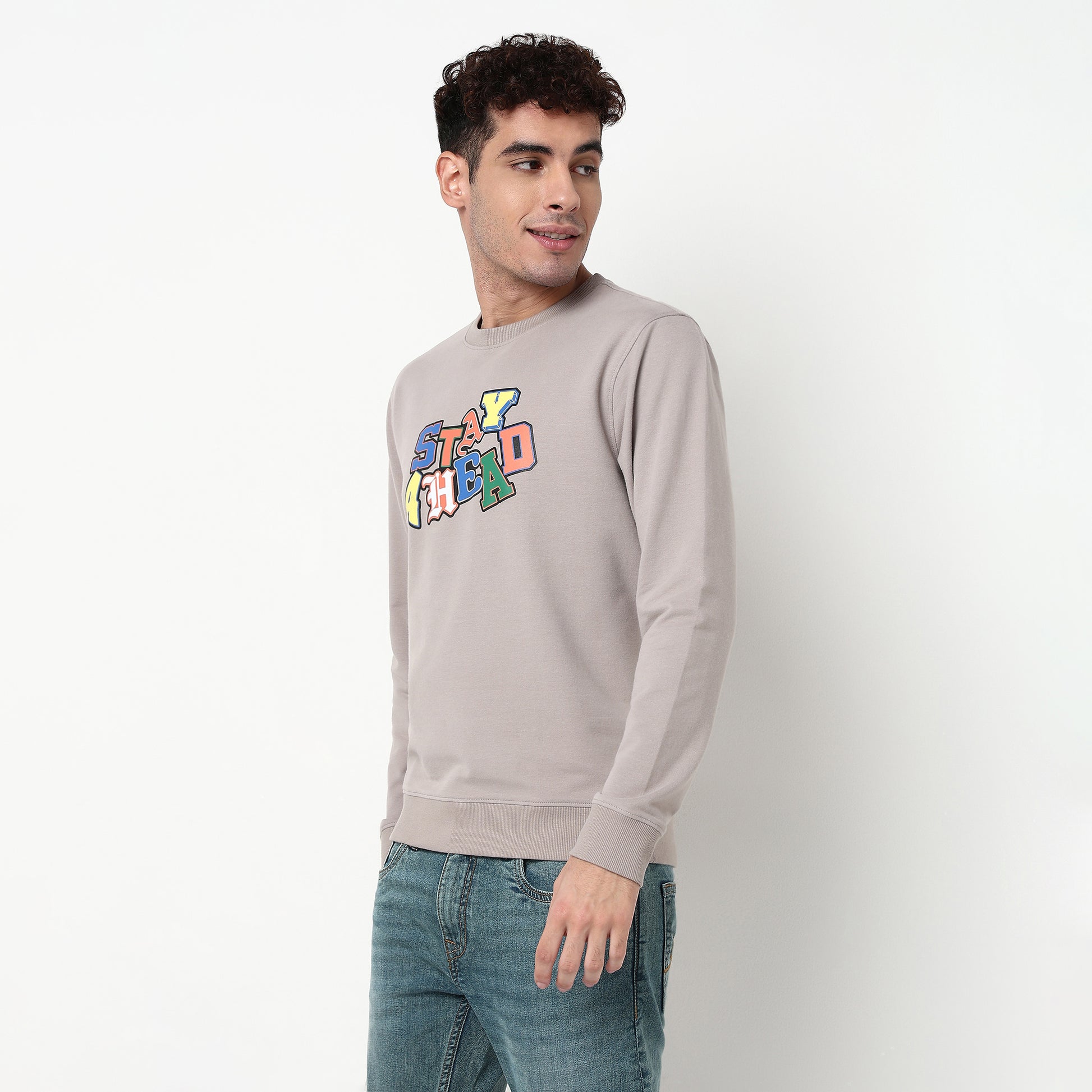 Graphic Cotton Spandex Sweat Tee
