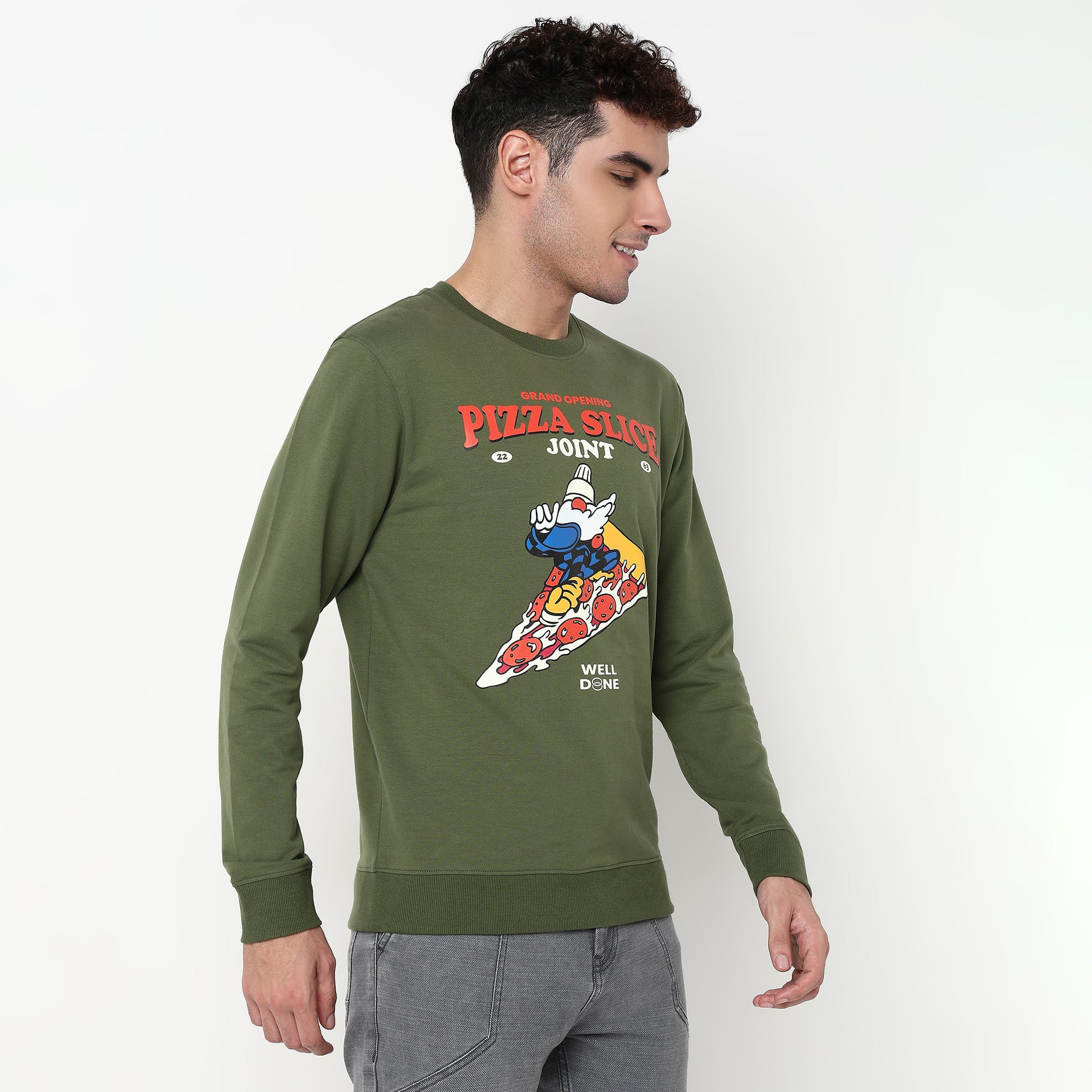 Graphic Cotton Spandex Sweat Tee