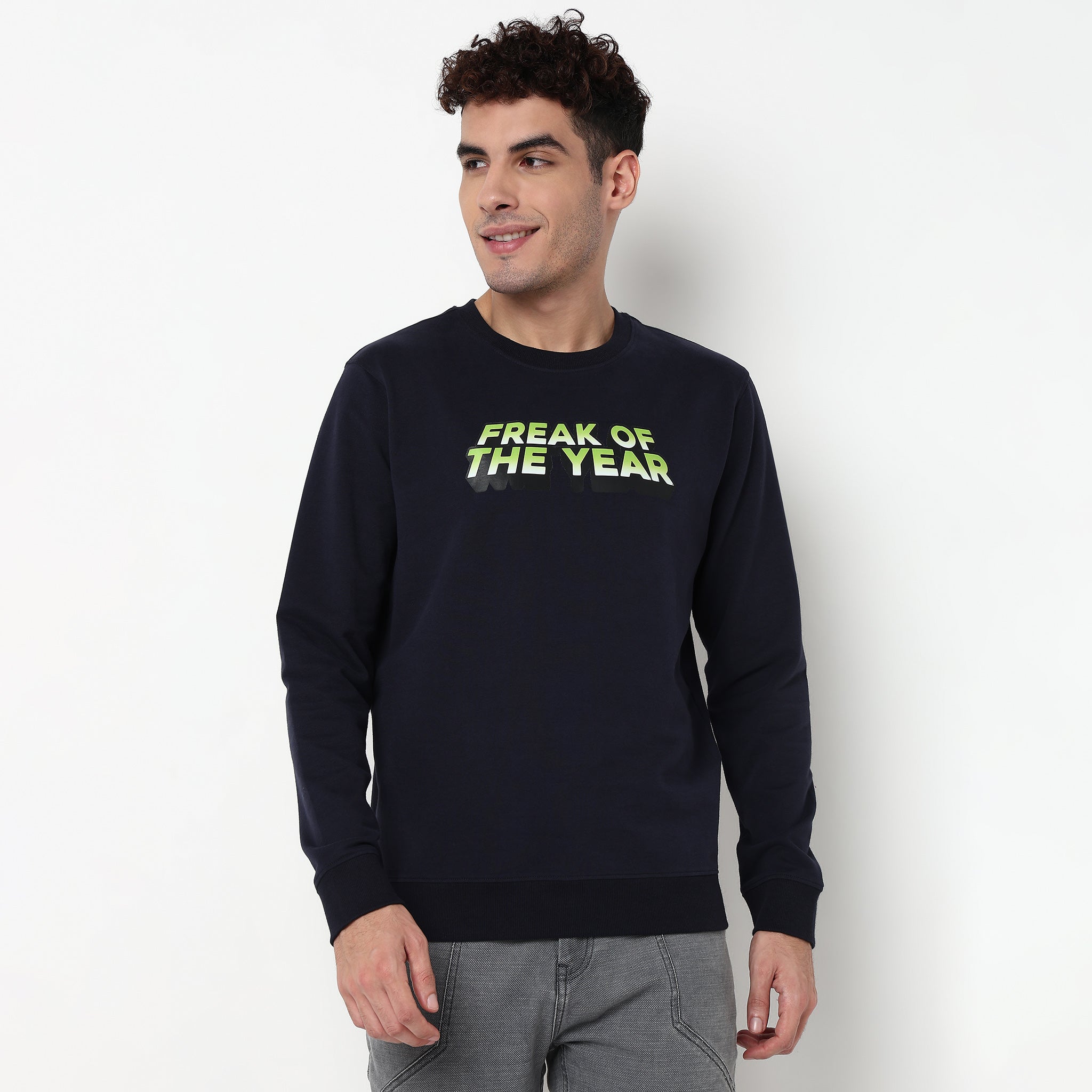 Graphic Cotton Spandex Sweat Tee