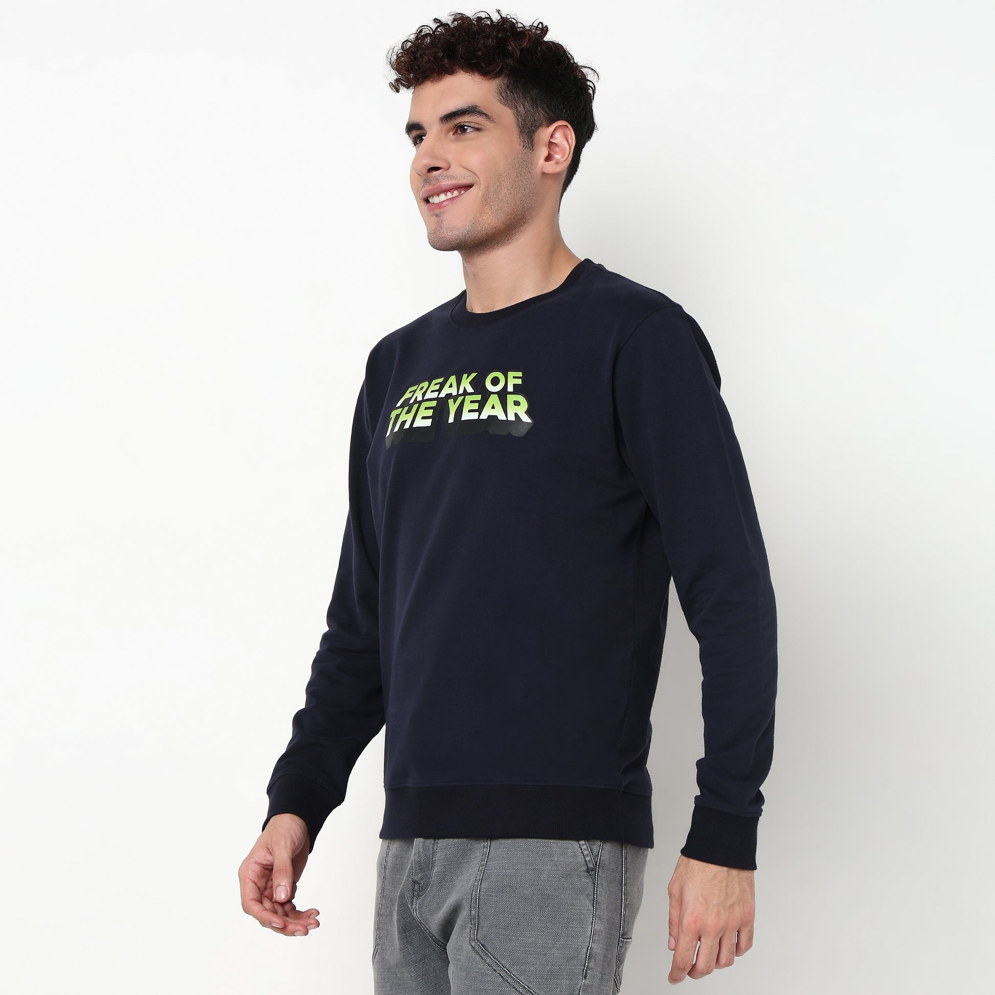 Graphic Cotton Spandex Sweat Tee