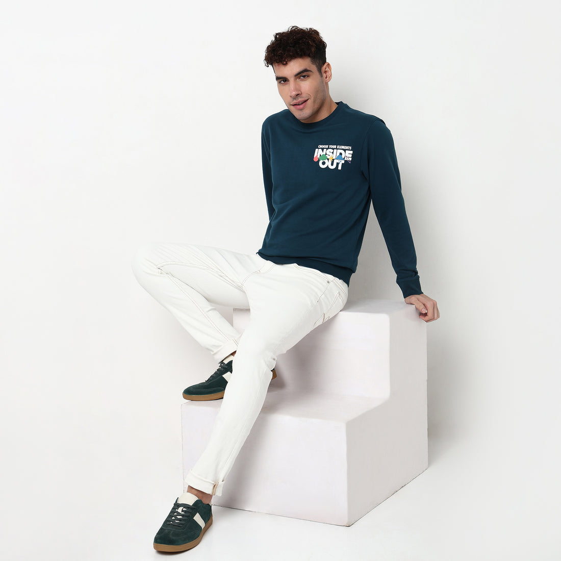 Graphic Cotton Spandex Sweat Tee