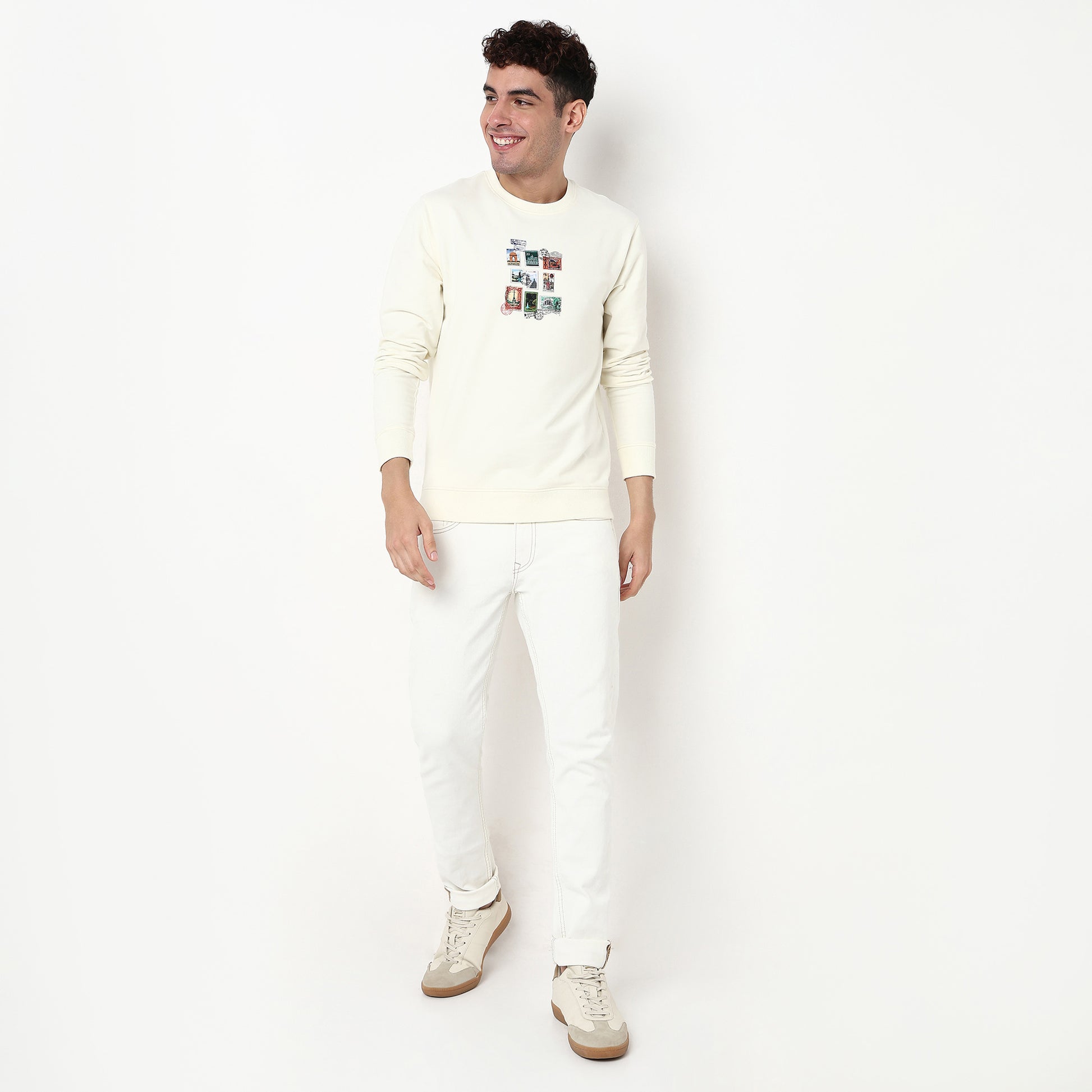 Graphic Cotton Spandex Sweat Tee