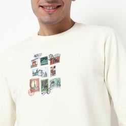 Graphic Cotton Spandex Sweat Tee