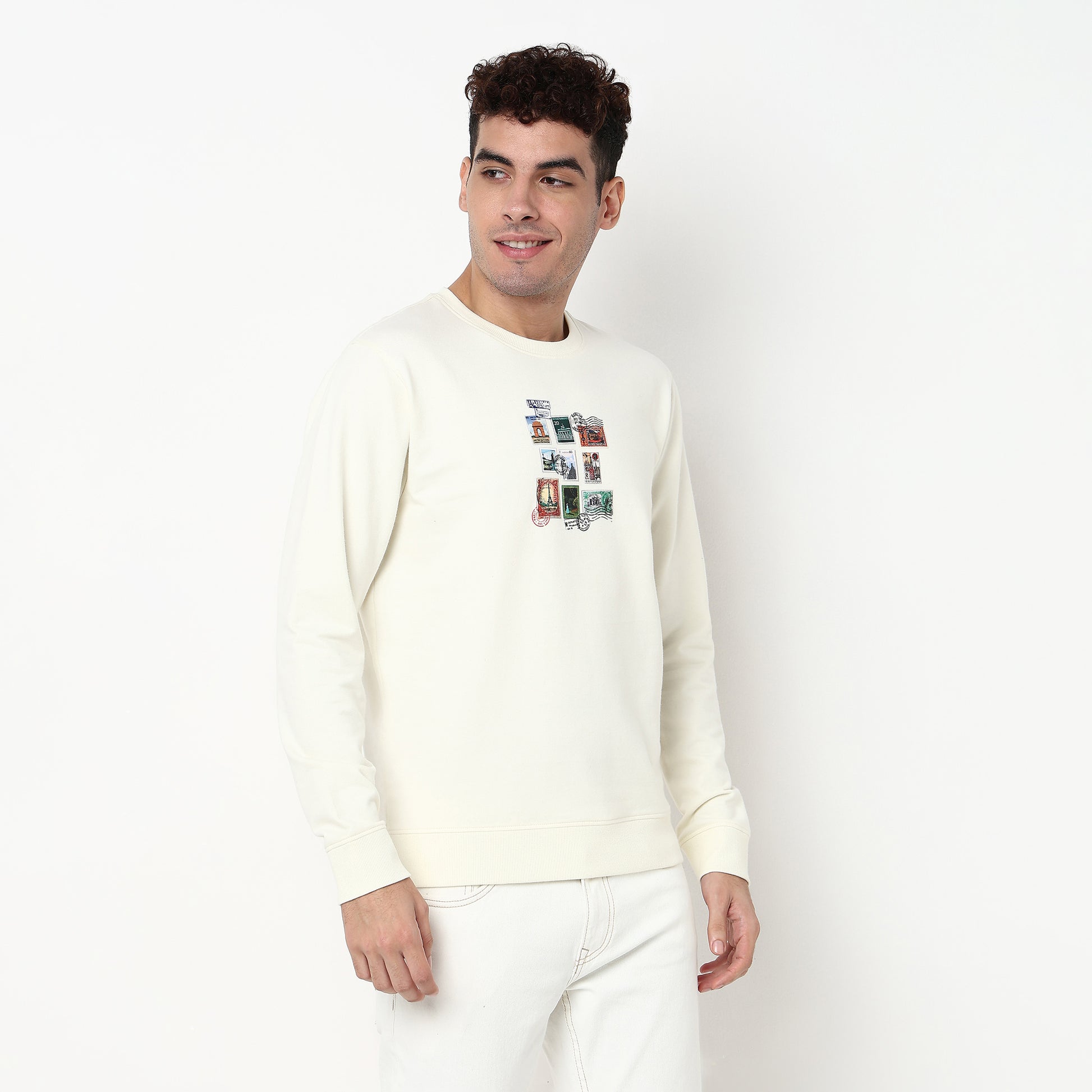 Graphic Cotton Spandex Sweat Tee