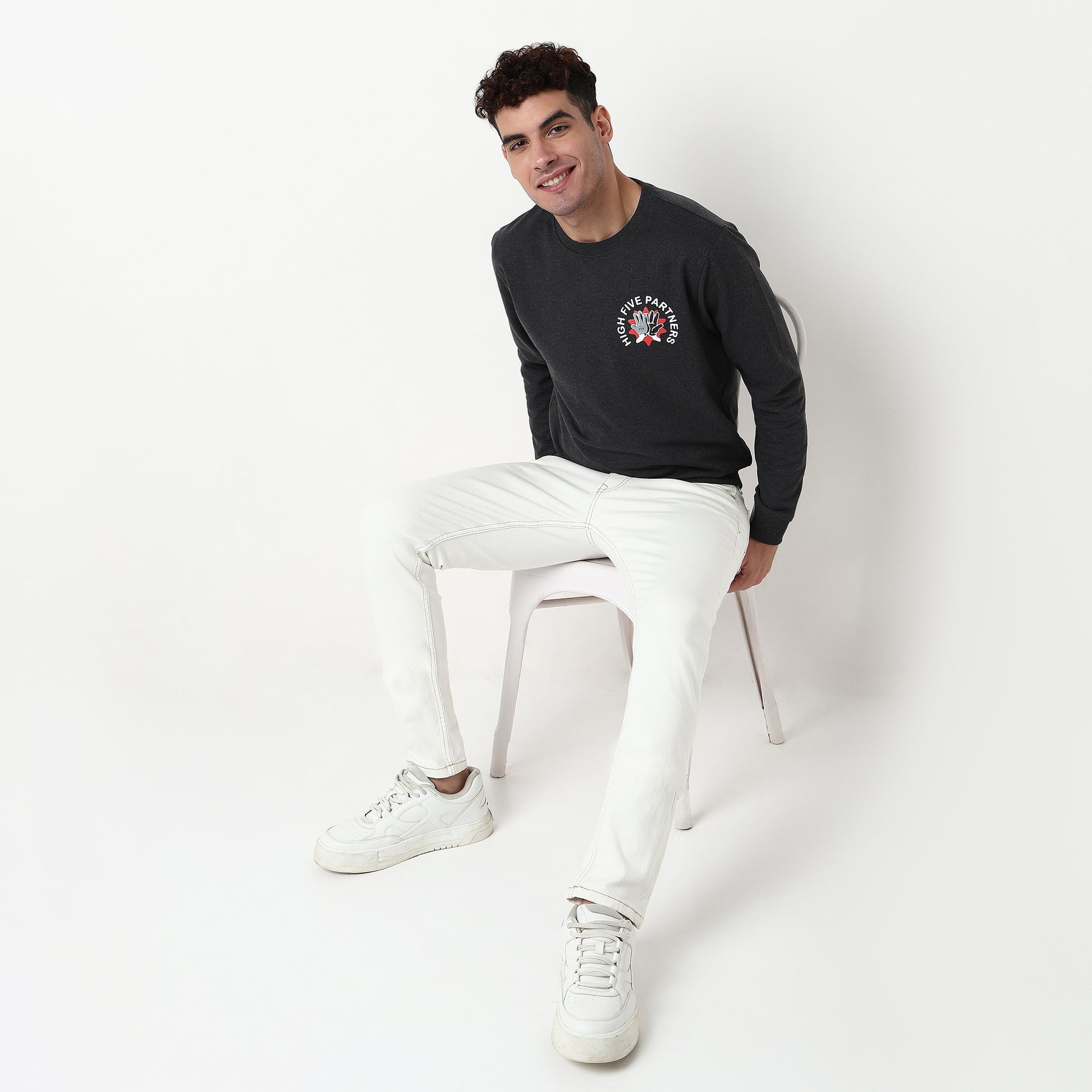 Graphic Cotton Polyester Sweat Tee