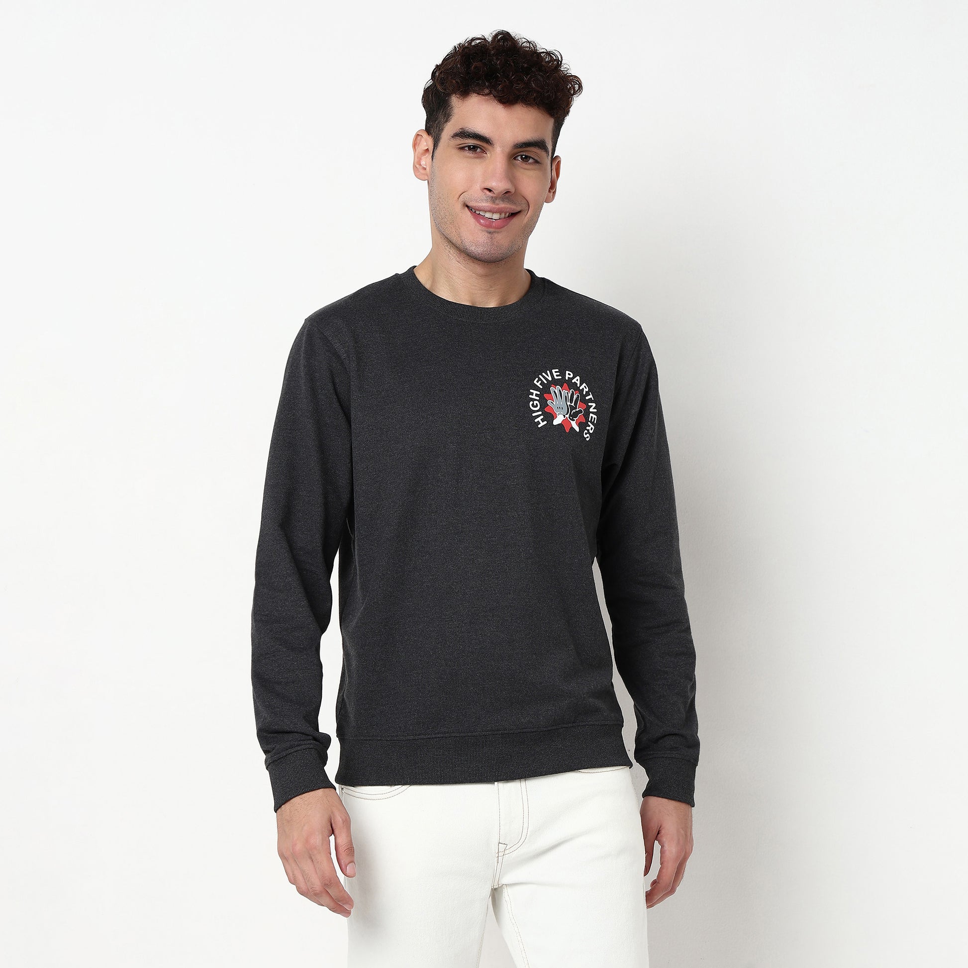Graphic Cotton Polyester Sweat Tee