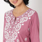 Straight Fit Embroidered Kurta