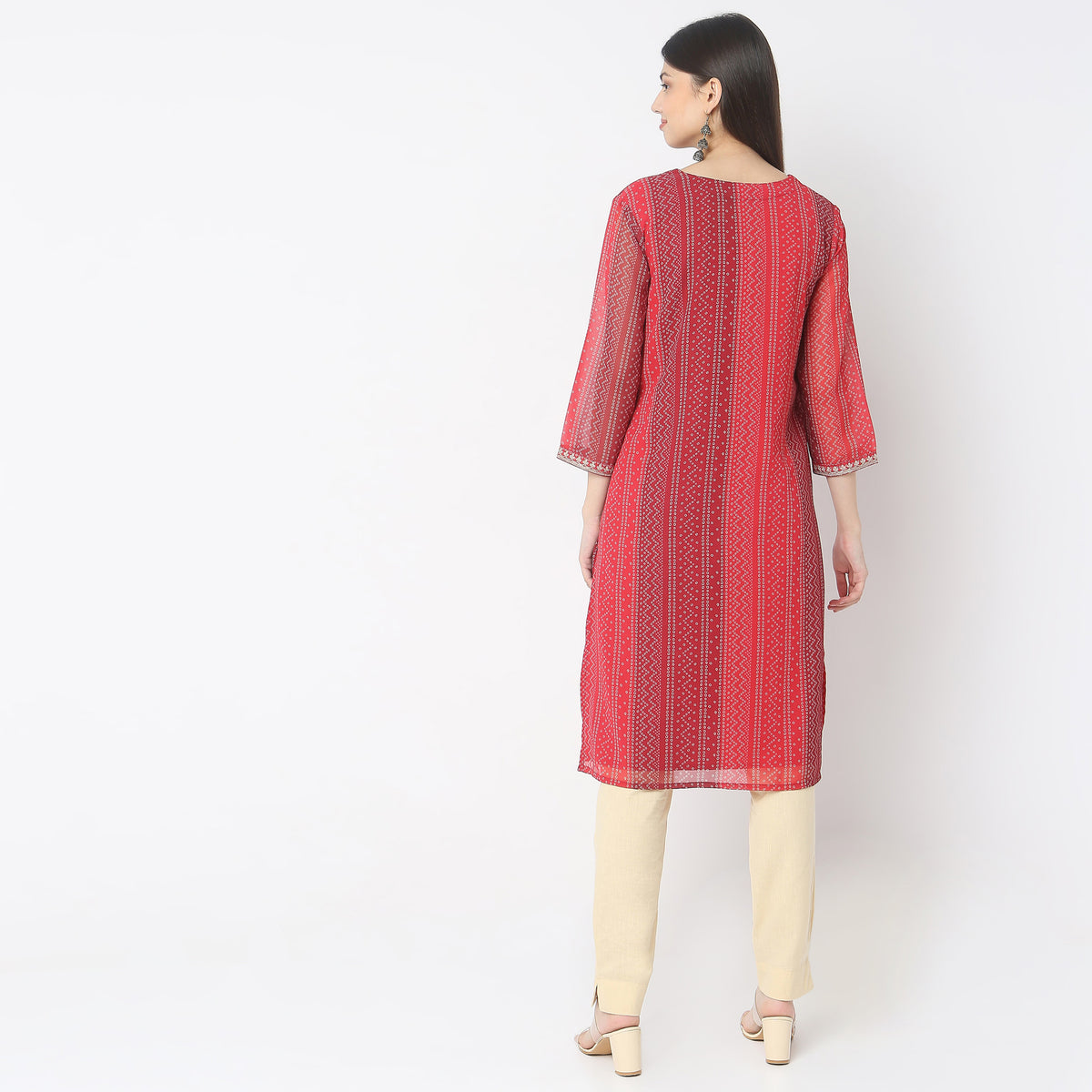 Straight Fit Printed Kurta