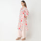 Straight Fit Printed V-Neck Kurta