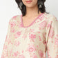 Straight Fit Printed V-Neck Kurta